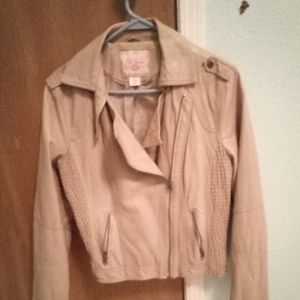 A pink evelope jacket